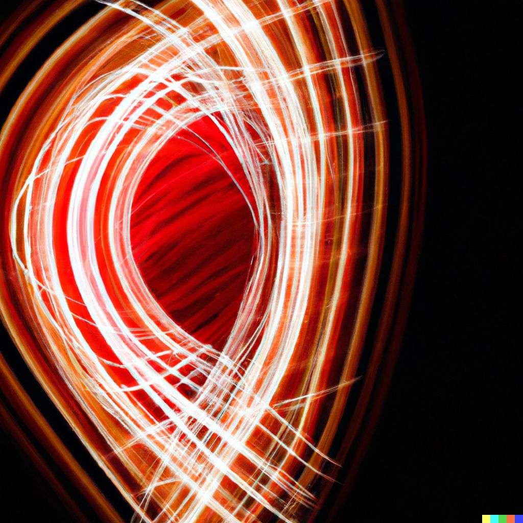 a representation of anxiety, kinetic art